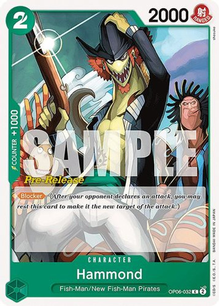 OP06-032C Hammond (Prerelease Stamp)