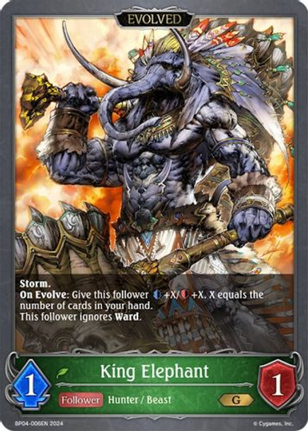 [BP04-006EN](G) King Elephant (Evolved)