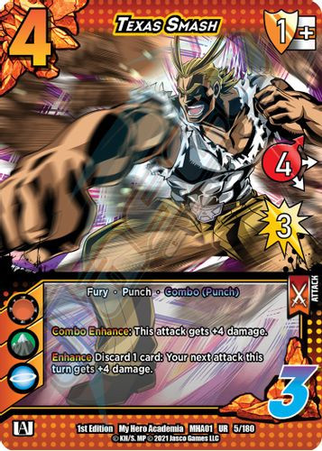 MHA01-1st-005/180UR Texas Smash (Foil)