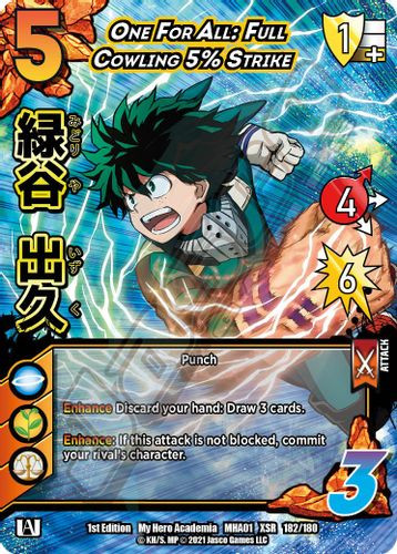 MHA01-Unl-182/180XSR One For All: Full Cowling 5% Strike (XSR Foil)