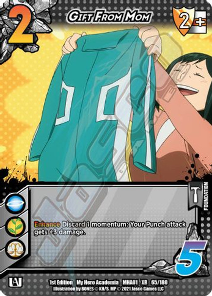 MHA01-Unl-065/180XR Gift From Mom (XR Foil)
