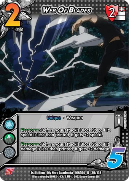 MHA04-1st-036/108R Web Of Blades (Foil)