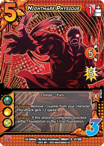 MHA04-1st-041/108R Nightmare Physique (Foil)