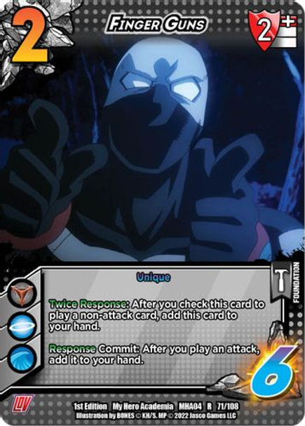 MHA04-1st-071/108R Finger Guns (Foil)