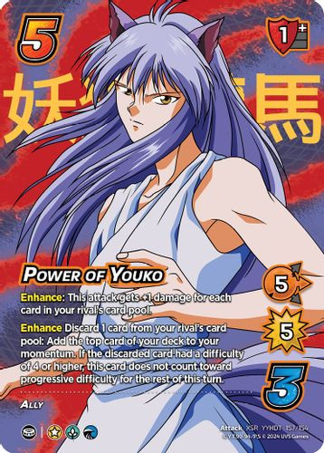 YYHDT-157/154XSR Power of Youko (XSR Foil)