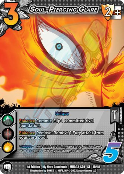 MHA03-SD1-15/18SE Soul-Piercing Glare (Foil)