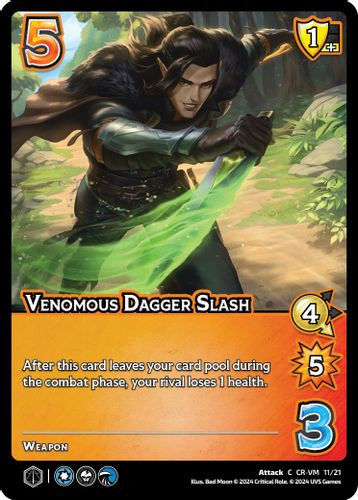 CR-VM-11/21C Venomous Dagger Slash