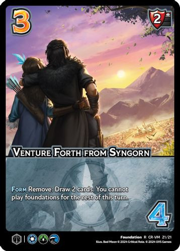 CR-VM-21/21R Venture Forth from Syngorn (Foil)