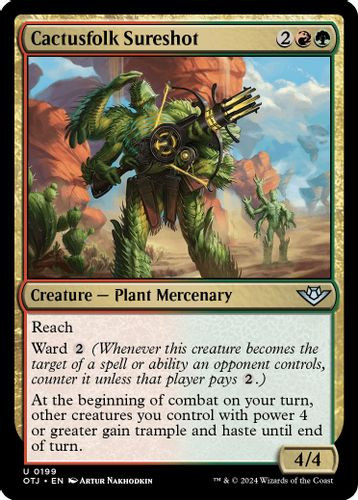 OTJ-0199U Cactusfolk Sureshot (Foil)