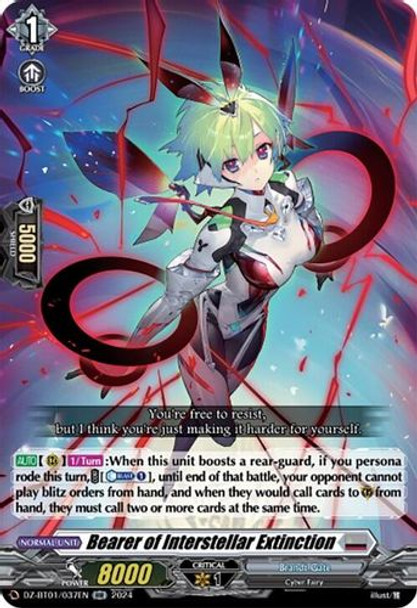 DZ-BT01/037EN RR Bearer of Interstellar Extinction