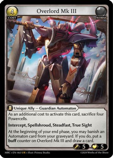 [GA04-MRC1st-EN-063UR] Overlord MK III