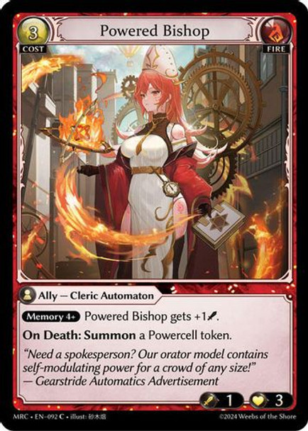 |GA04|<1st>[MRC-EN-092](C) Powered Bishop {Foil}