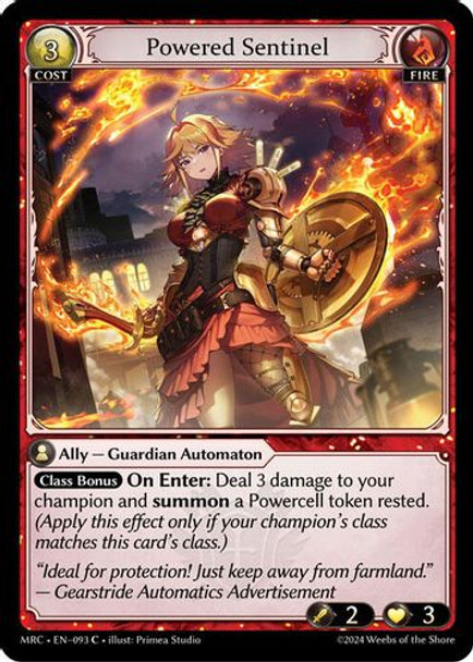 |GA04|<1st>[MRC-EN-093](C) Powered Sentinel {Foil}