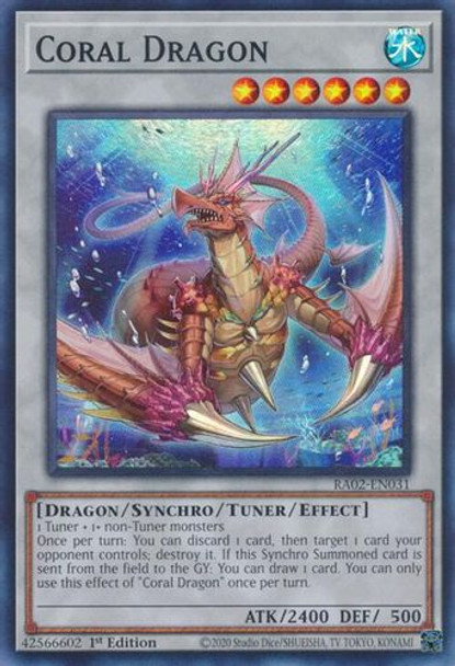 [RA02-EN031] Coral Dragon (Ultra Rare) <1st>