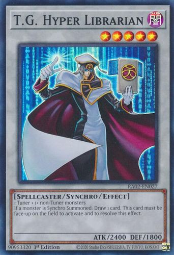 [RA02-EN027] T.G. Hyper Librarian (Platinum Secret Rare) <1st>