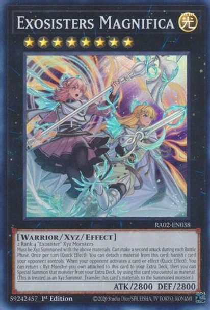 [RA02-EN038] Exosisters Magnifica (Prismatic Ultimate Rare) <1st>