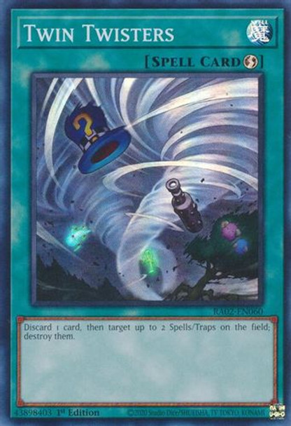 [RA02-EN060] Twin Twisters (Prismatic Ultimate Rare) <1st>