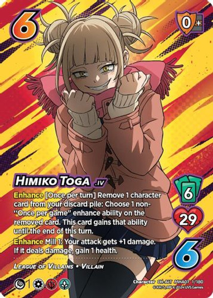 [MHA07-001/180CH-ALT] Himiko Toga (Alternate Art) (Foil)