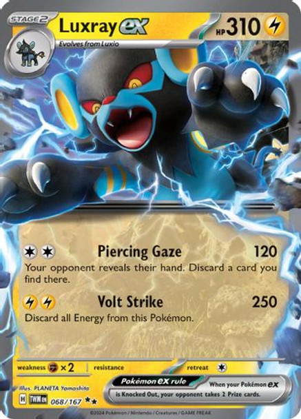 [SV06][TWM-068/167](RR) Luxray ex (Holo)