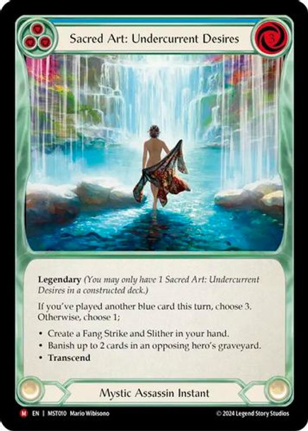 [FAB13 1st][MST-010](M) Sacred Art: Undercurrent Desires // Inner Chi