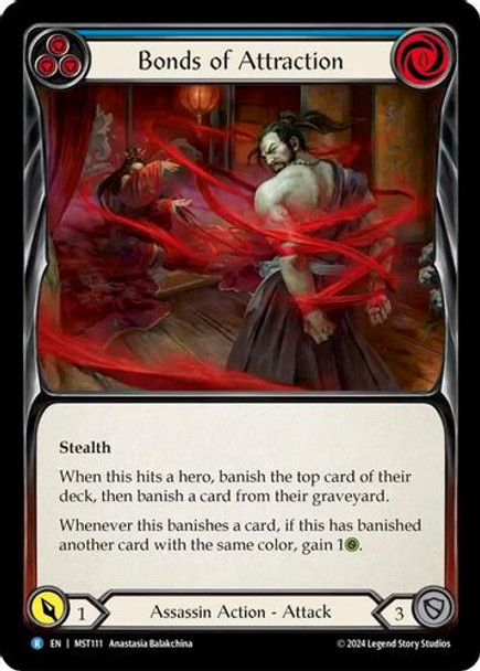 [FAB13 1st][MST-111](R) Bonds of Attraction (Blue) (Rainbow Foil)