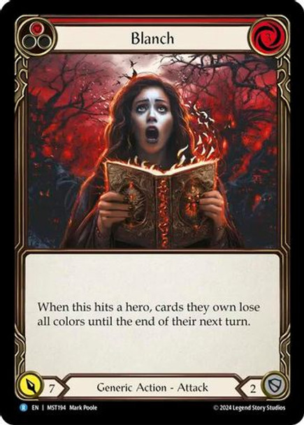 [FAB13 1st][MST-194](R) Blanch (Red) (Rainbow Foil)