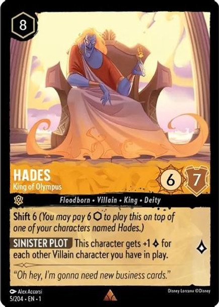 [LOR01-005/204R] Hades - King of Olympus