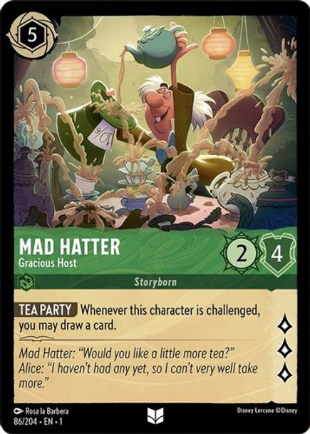 [LOR01-086/204U] Mad Hatter - Gracious Host (Foil)