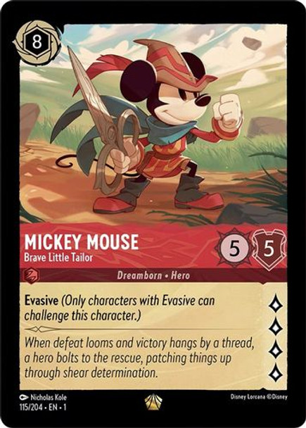 [LOR01-115/204L] Mickey Mouse - Brave Little Tailor