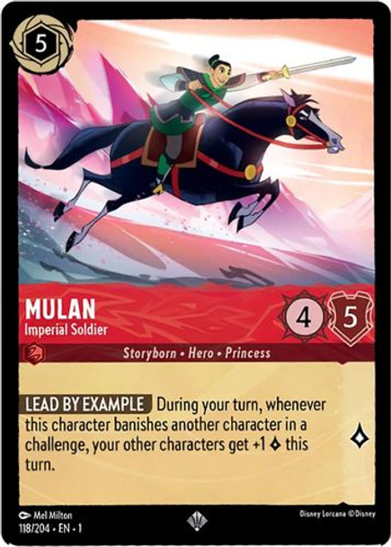 [LOR01-118/204SR] Mulan - Imperial Soldier (Foil)