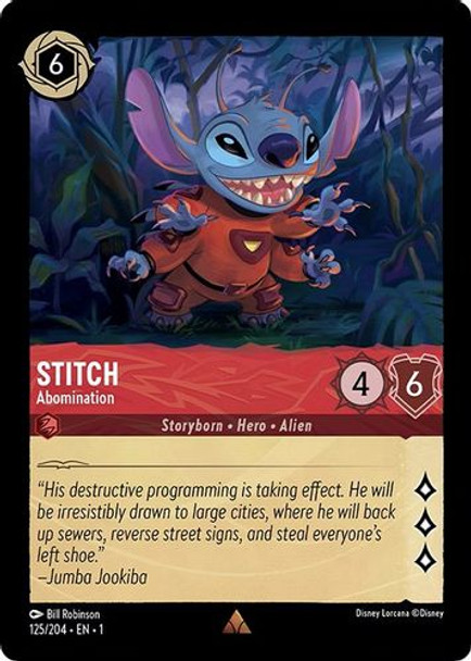 [LOR01-125/204R] Stitch - Abomination