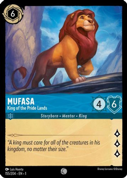 [LOR01-155/204C] Mufasa - King of the Pride Lands (Foil)