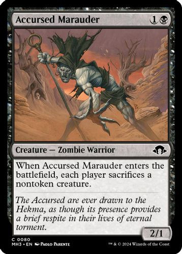 MH3-0080C Accursed Marauder (Foil)