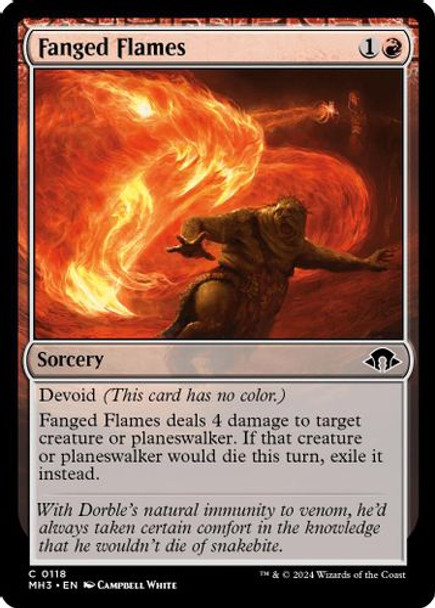 MH3-0118C Fanged Flames (Foil)