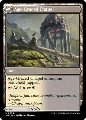 MH3-0254U Glasswing Grace // Age-Graced Chapel (Foil)