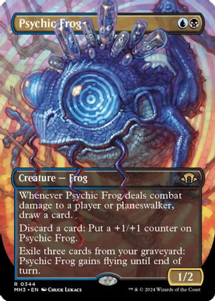 MH3-0344R Psychic Frog (Borderless)