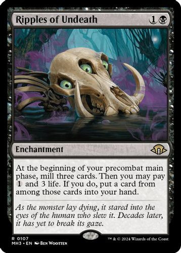 MH3-0107R Ripples of Undeath (Foil)