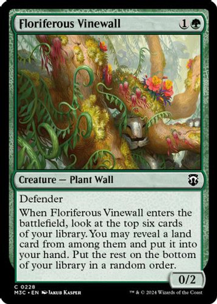 M3C-0228C Floriferous Vinewall