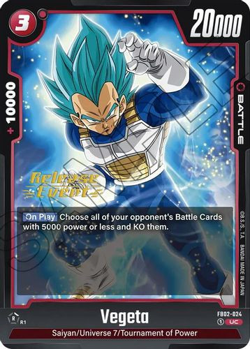 [FB02-024](UC) Vegeta {Release Event}