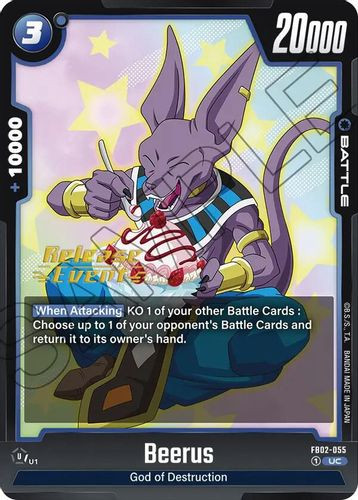 [FB02-055](UC) Beerus {Release Event}