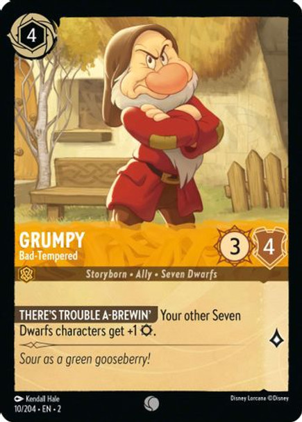 [LOR02-010/204](C) Grumpy - Bad-Tempered (Foil)