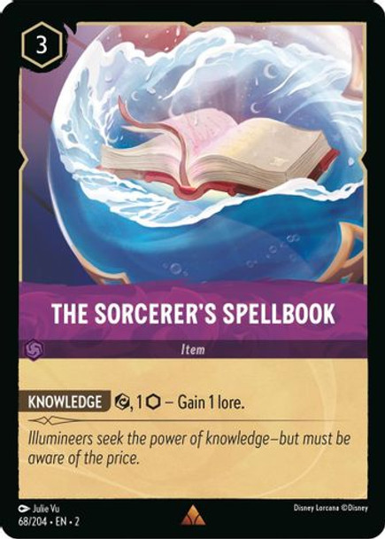 [LOR02-068/204](R) The Sorcerer's Spellbook (Foil)