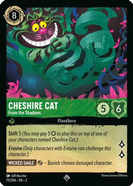 [LOR02-075/204](SR) Cheshire Cat - From the Shadows (Foil)