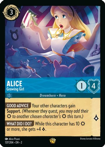 [LOR02-137/204](L) Alice - Growing Girl (Foil)