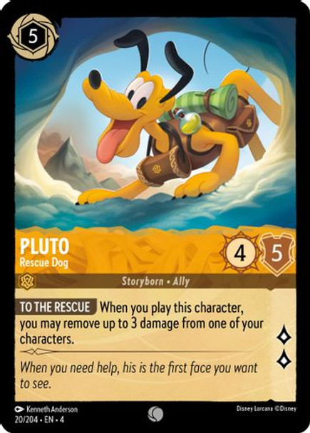 [LOR04-020/204](C) Pluto - Rescue Dog (Foil)