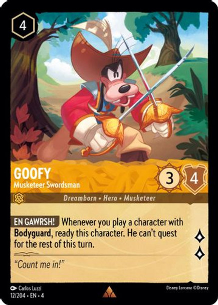 [LOR04-012/204](R) Goofy - Musketeer Swordsman