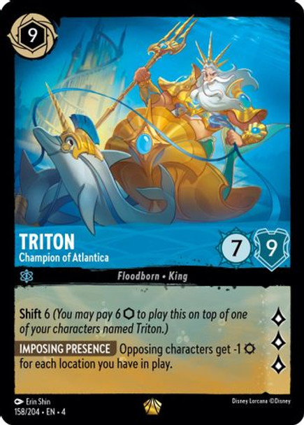 [LOR04-158/204](L) Triton - Champion of Atlantica (Foil)