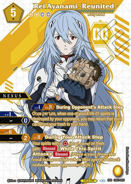 [CB01-065](SPR) Rei Ayanami -Reunited- (Foil)