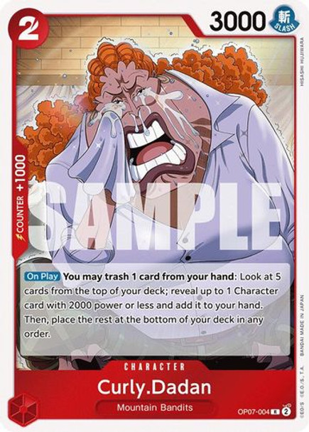 [OP07-004](R) Curly.Dadan (Foil)