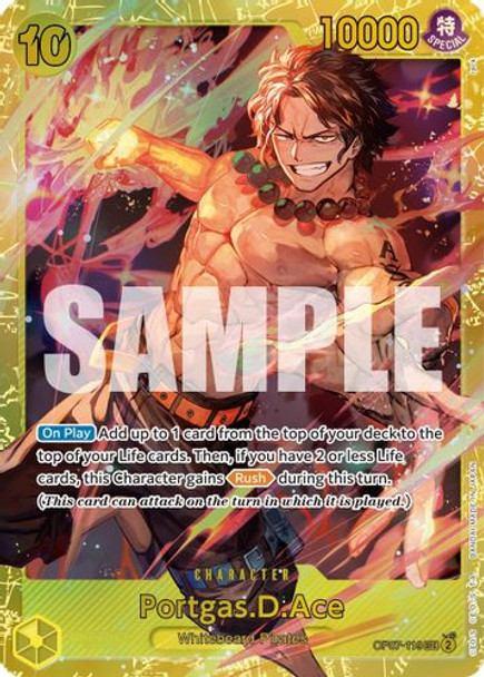 [OP07-119](SEC) Portgas.D.Ace (Foil)